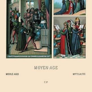 People and Places of Medieval Europe by Auguste Racinet