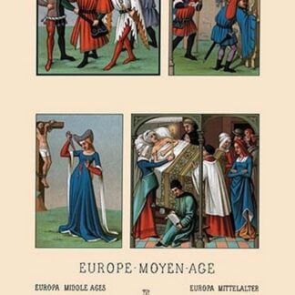 People and Places of Medieval France by Auguste Racinet