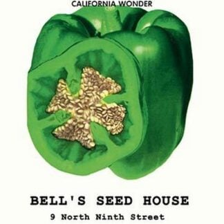 Pepper: California Wonder