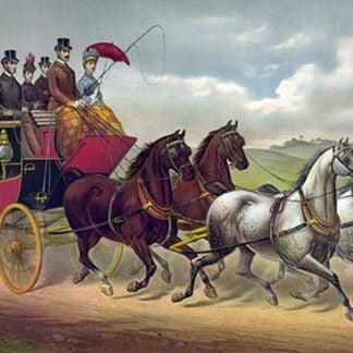 Philadelphia Coach Works by Currier & Ives