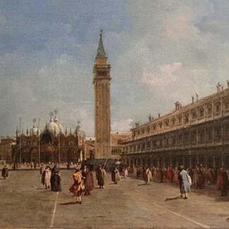 Piazza San Marco by Francesco Guardi