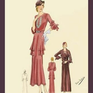 Pink Daytime Dress and Overcoat by Atelier Bachwitz