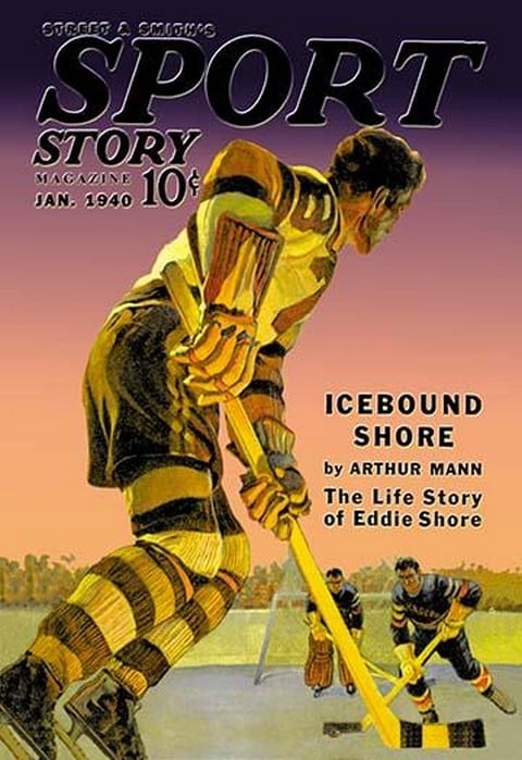 Player Approaches Defenseman and Goalie