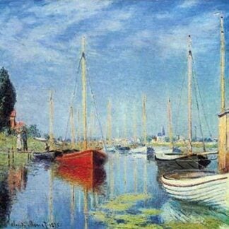 Pleasure Boats at Argenteuil by Claude Monet