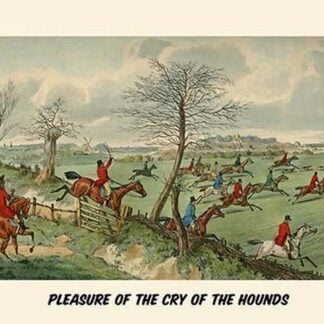 Pleasure of the Cry of the Hounds by Henry Alken