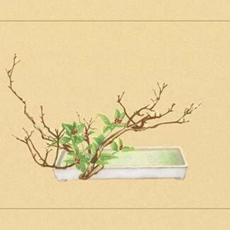 Plum and Chloranthus Brachystchys by Sofu Teshigawara