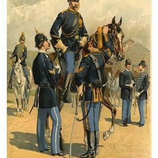 Point Of It All - 1888 - On Horseback With Prussian Style Uniforms By Henry Alexander Ogden