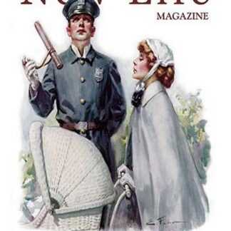 Policeman Watches Over New Mother