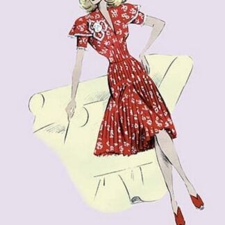 Polka-Dot Spring Dress