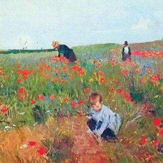 Poppies by Mary Cassatt