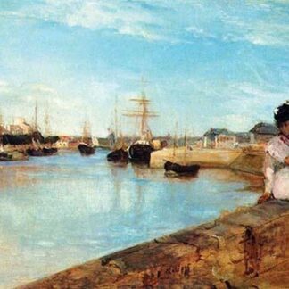 Port at Loby by Berthe Morisot