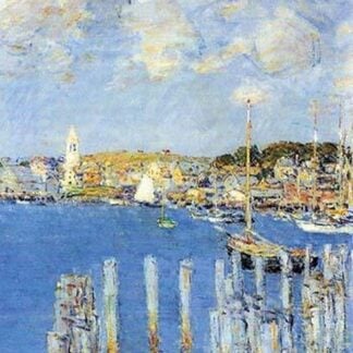 Port of Gloucester Island by Frederick Childe Hassam