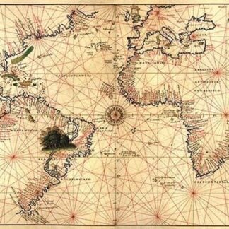 Portolan World Map by Joan Oliva