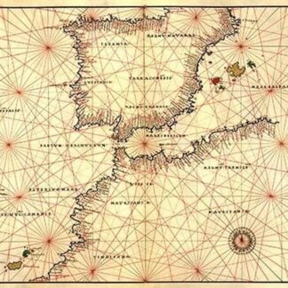 Portolan or Navigational Map of the Spain