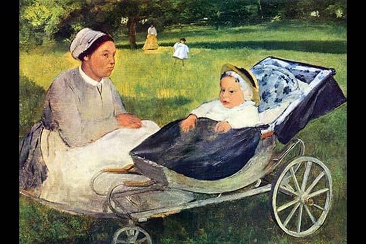 Portrait of Henri Valpincon by Edgar Degas