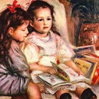 Portrait of Jean and Genevieve Caillebotte by Pierre-Auguste Renoir