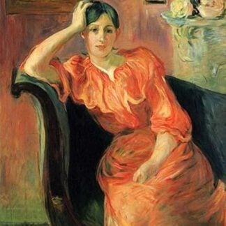 Portrait of Jeanne Pontillon by Berthe Morisot
