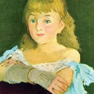 Portrait of Lina Campineanu by Edouard Manet