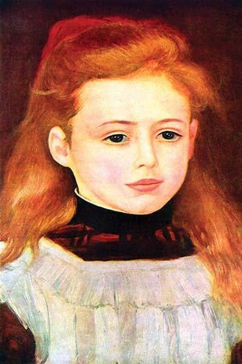Portrait of Lucie Bernard by Pierre-Auguste Renoir