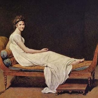 Portrait of Madame R camier by Jacques Louis David