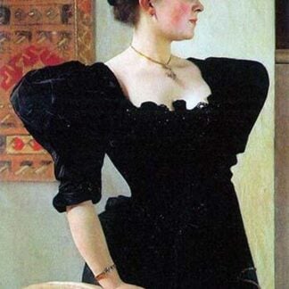 Portrait of Marie Breunig by Gustav Klimt