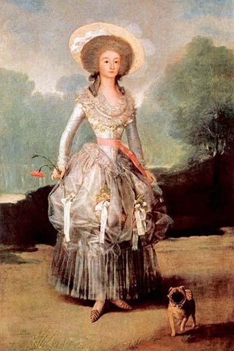 Portrait of Marquesa de Pontejos y Sandoval