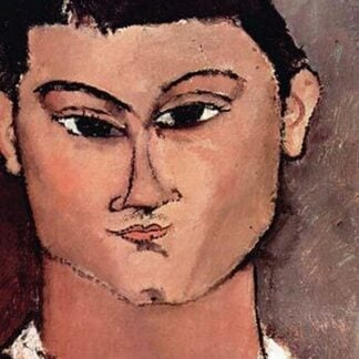 Portrait of Moiise Kiesling by Amadeo Modigliani