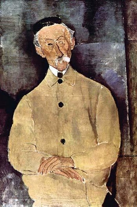 Portrait of Monsieur Lepoutre by Amadeo Modigliani
