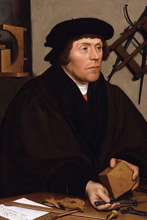 Portrait of Nicholas Kratzer by Hans Holbein the Younger