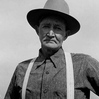 Portrait of a Drought Farmer by Dorothea Lange