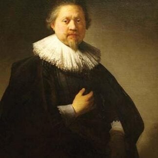 Portrait of a Man in a Lace Ruff probably of the Berestyn Family by Rembrandt Van Rijn