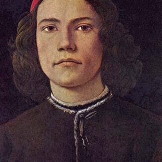 Portrait of a Young Man with Red Cap by Sandro Botticelli