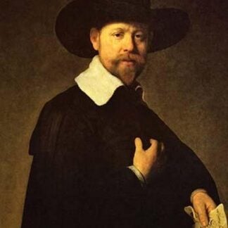 Portrait of businessman Martin Looten by Rembrandt Van Rijn