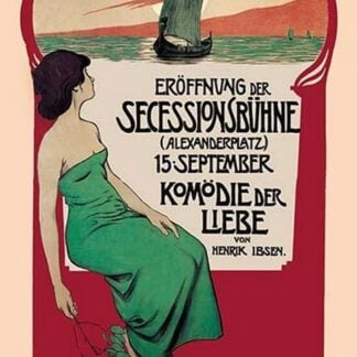 Poster for an Ibsen Play by Edmund Edel