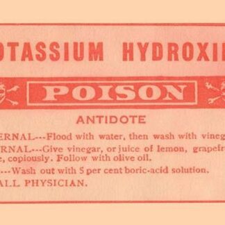 Potassium Hydroxide - Poison