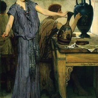 Pottery Painting by Sir Lawrence Alma-Tadema