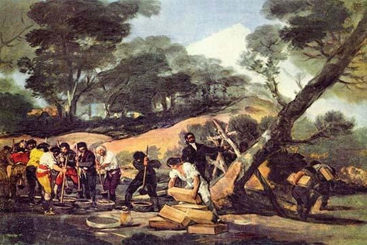 Powder Production in the Sierra de Tardienta by Francisco de Goya