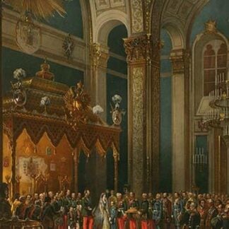 Prayer during the Coronation of Alexander II by Vasily Timm #2