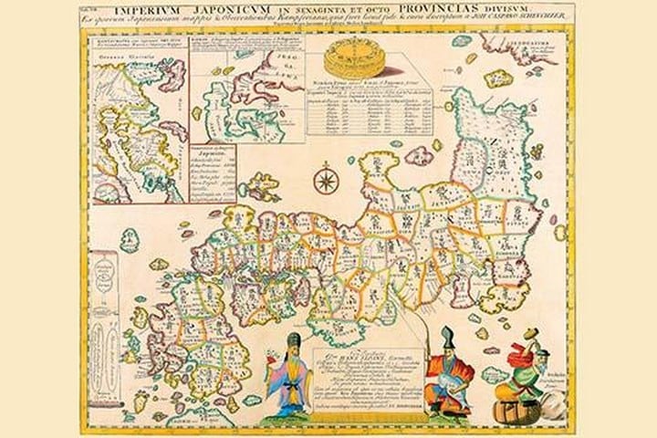 Prefectures & the Peoples of Japan by Engelbert Kaempfer