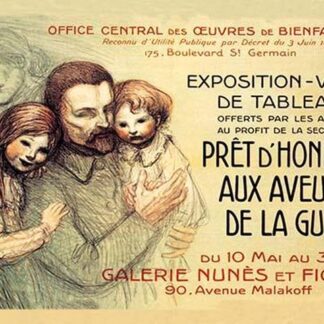 Pret d'Honneur aux Aveugles de la Guerre by Theophile Alexandre Steinlen