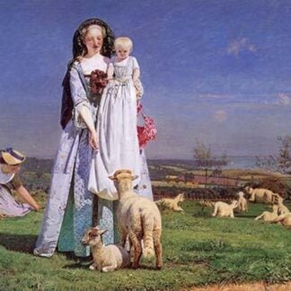 Pretty Baa Lambs by Ford Madox Brown