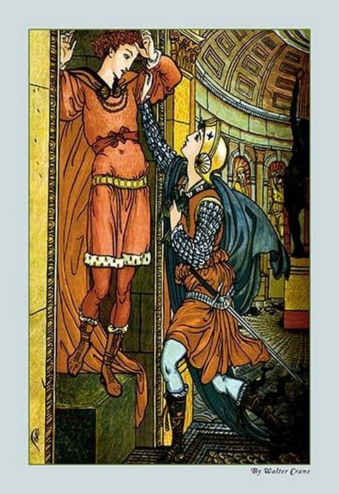 Princess Bell-Etoile Breaks the Spell by Walter Crane