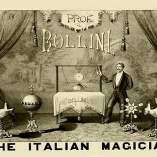 Professor Bollini; The Italian Magician by Mertopolitan Litho.