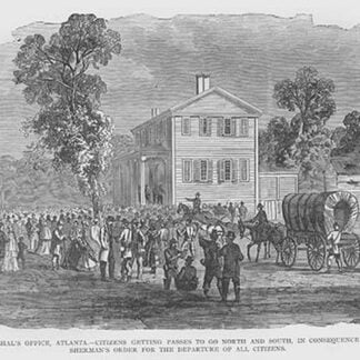 Provost Marshall's Office in Atlanta - Sherman orders all citizens out by Frank Leslie