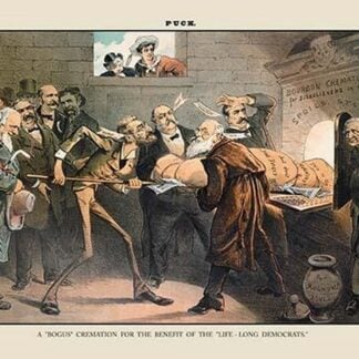 Puck Magazine: A Bogus Cremation by Joseph Keppler