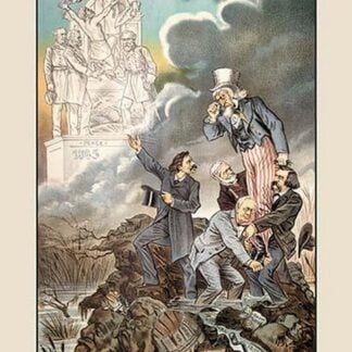 Puck Magazine: A Great Past and a Pitiful Present by Bernhard Gillam