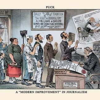 Puck Magazine: A 'Modern Improvement' in Journalism by Frederick Burr Opper