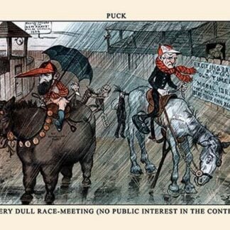 Puck Magazine: A Very Dull Race-Meeting by Frederick Burr Opper