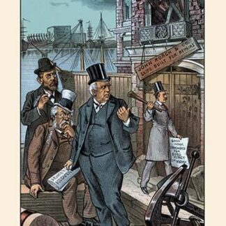 Puck Magazine: Collapse of Another Buddensiek Structure by Bernhard Gillam