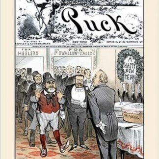 Puck Magazine: Governor Cleveland's New Year's Callers by Frederick Burr Opper